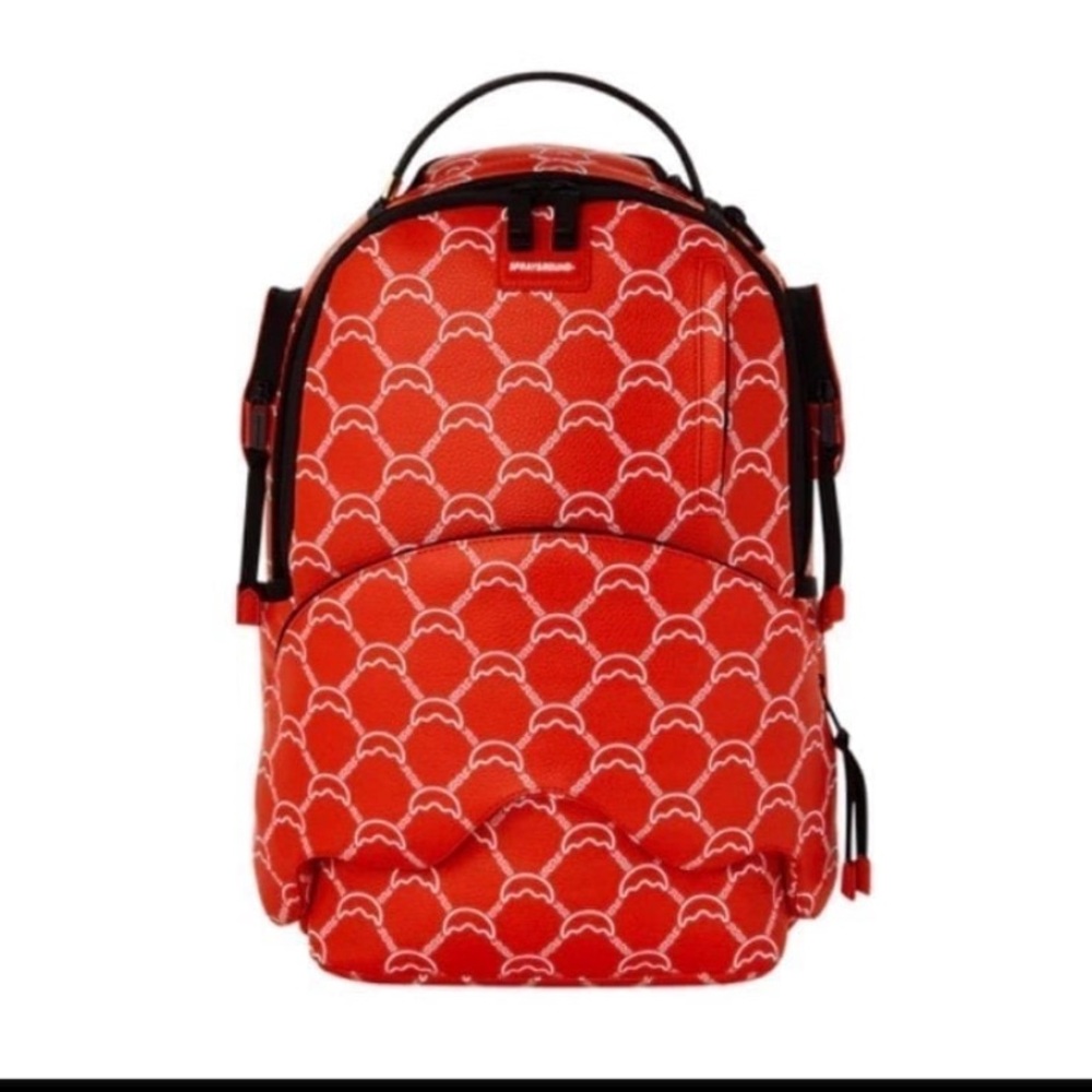 SPLINX UNLIMITED DLXSV SPRAYGROUND AUTHENTIC” 100% FAUX LEATHER BACKPACK
